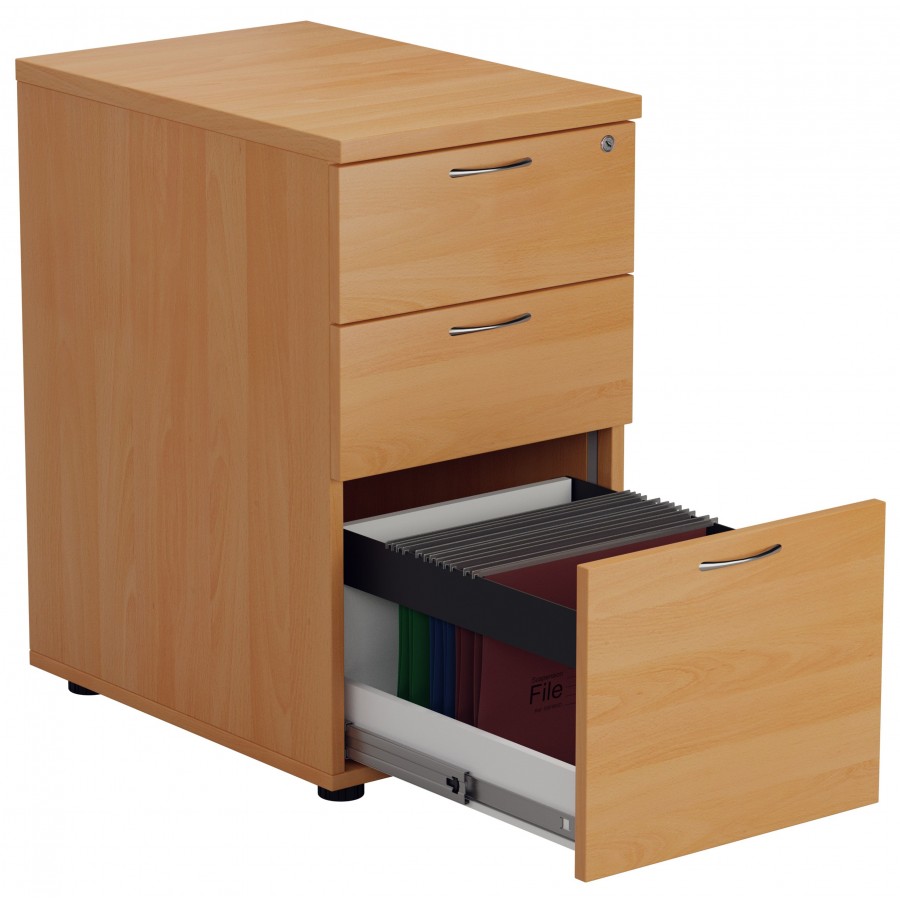 Olton Desk High Pedestal-  600 or 800mm Deep